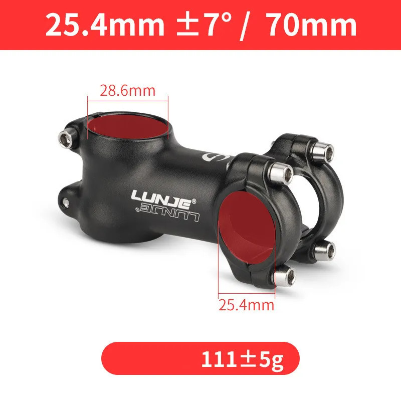 Bike Stem 7° 50-100mm 25.4/31.8mm MTB Road Ultralight Handlebar