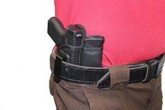 IWB Soft Houston Leather Holster with Magazine/Mag Pouch/Holder – Choose Model