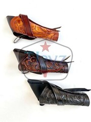 USA SELLER Western cowboy Gun Leather Cross Draw gun Holster Fits to 4&Prime;-6&Prime; Barre