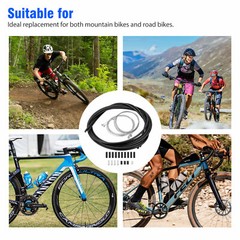 23PC Bike Complete Front & Rear Wire Gear Brake Cable Set Mountain Bicycle Bikes