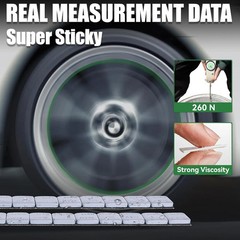 0.25 Oz Gray Adhesive Wheel Weights(715pcs,11lbs/5kg),1/4 Oz Stick on Wheel Weig