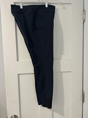 RJ Classics Womens 28R Navy Anna Mid-Rise Front Zip Breeches