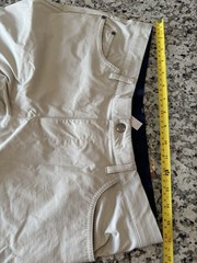 adidas Golf Go-To 5 Pocket Pants Mens 33×30 Tapered Fit Khaki Beige Performance