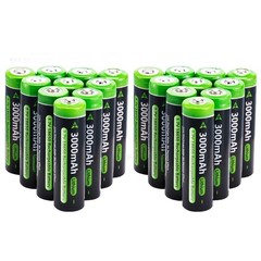 1-100x Button Top 3000mAh Battery 3.7V Rechargeable Batteries Cell f/ Flashlight