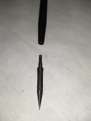 1/2&Prime;OD Steel Picatinny Rail Rifle,Shotgun,Crossbow Spike Bayonet Glass Breaker