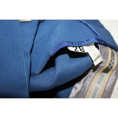 Vintage Bogner Five Olympics Blue Wool Stirrup Ski Pants Western Germany SZ 6-8