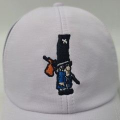 Ahead Hat Adjustable Off White Purple The Low Bidder Golf UPF 50 Outdoors Men