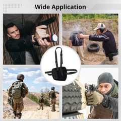 Tactical Chest holster Holster for Concealed Carry Adjustable Pistol Gun Holster