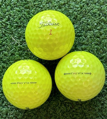24 AAA YELLOW Titleist Pro V1X *MIXED GEN* Golf Balls -SUPREME VALUE + FREE SHIP