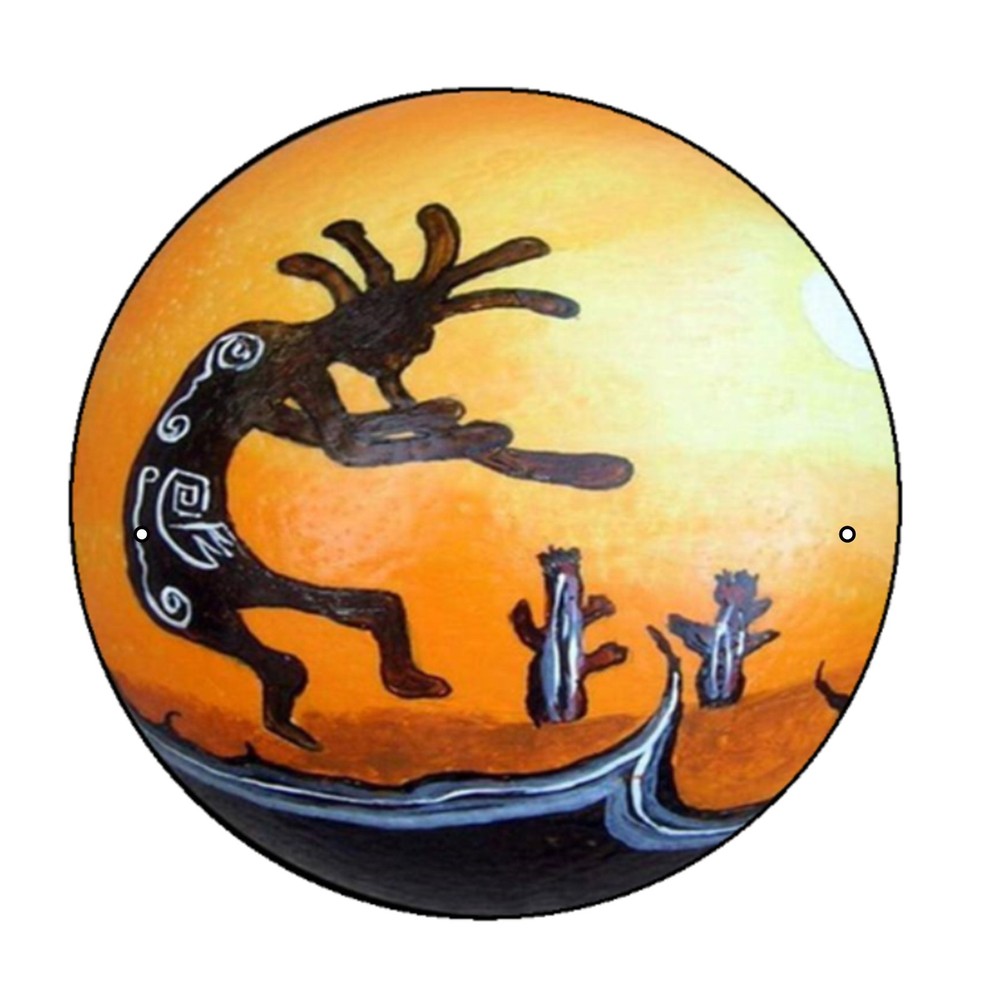 Kokopelli WALKING STICK MEDALLION