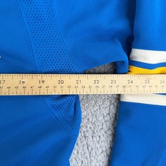 St. Louis Blues Adidas Alternate NHL Jersey Blue Size 50 With Fighting Strap