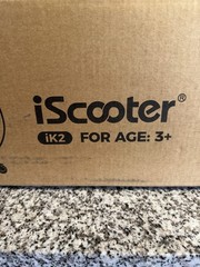 iScooter IK2 70W Kids Electric Scooter 5 Miles Bluetooth Music LED Light White