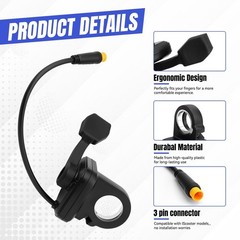 Jerbor Thumb Throttle Accelerator for IScooter IX3 IX4, Right Hand Accelerato…