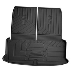Cargo Mat with Backrest Mat Custom Fit for 2024 2025 2026 Lexus TX350 Black