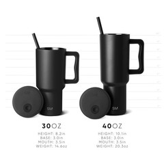 Simple Modern 40 oz Trek Tumbler Insulated Stainless Steel Travel Mug
