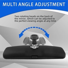 Rear View Mirror – NINGFIST Premium Wide Angle Rearview 10.6 inch Universal Fit