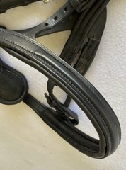 STUBBEN Lightly Used FULL Horse BLACK Padded Leather Freedom Ergonomic BRIDLE