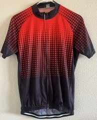 Lot of 5 Mens Cycling Jerseys ALL LARGE Unbranded Full Zip