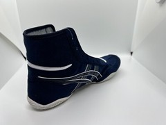 asics Boxing Wrestling Shoes Navy Navy Line White 1083A001 EX-EO NEW TWR900