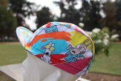 cycling cap 90&rsquo;S cartoon handmade in USA