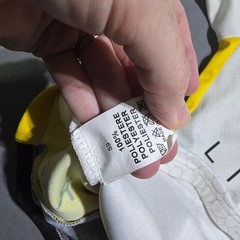 Nike Cycling Jersey Mens Medium White Yellow Livestrong Short Sleeve Half Zip