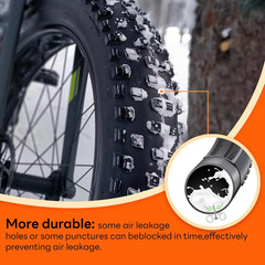 20&Prime; x 4&Prime; Self-Sealing Fat Bike Tubes, Puncture Resistant, Schrader Valve, 2-Pack