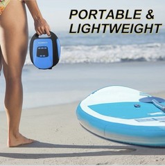 kosmegal Paddle Board Pump Electric Portable SUP Pump 20PSI 12V DC Car Connector