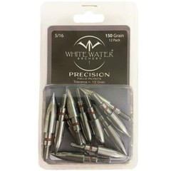 White Water Archery Precision Stainless Steel Field Practice Points 5/16&Prime; Dia