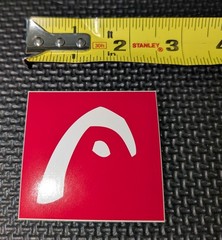 HEAD Ski and Snowboard Company Icon Sticker Free Shipping RideHead