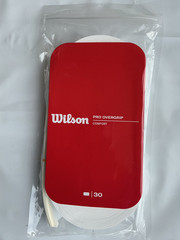 Brand New 2026 Wilson Pro Overgrip Comfort 30 Pack Tennis Over Grip – White