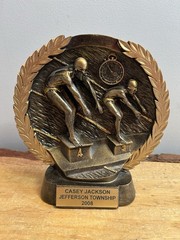 Swim Trophy, Bronze Like, Weighs 2.1 Pounds, Unique Design