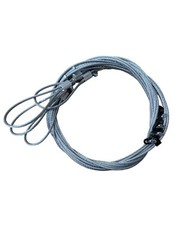 4 PACK of 1/8&Prime; Loaded BOAR / HOG Trapping Snares ~ 84&Prime; w/ Dakotaline 1/8&Prime; Lock