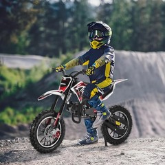 Gas Dirt Bikes Mini Dirt Bike 50CC 2-Stroke Gas Bike Motocross Moto for Kids