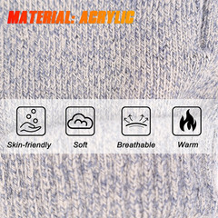 Heated Gloves Electric Rechargeable Battery Hand Warm Windproof Thermal Winter