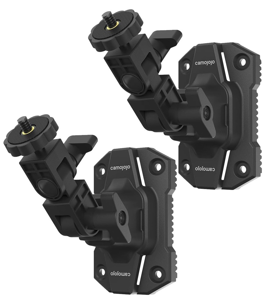 Trail Cameras Mounting Bracket 1/4&Prime;-20 Threaded Insert 5KG Load – Adjustable