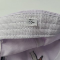 Ahead Hat Adjustable Off White Purple The Low Bidder Golf UPF 50 Outdoors Men