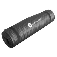 GYMENIST Thick Exercise Yoga Floor Mat Nbr 24 X 71 Inches Great for Camping C…