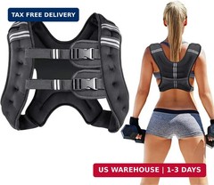 Ergonomic Adjustable Weighted Vest for Men & Women 8-30 lbs – Ultimate Comfort