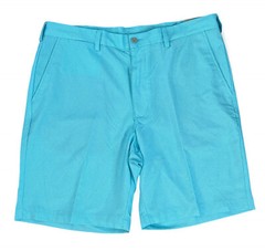 NWT PGA Tour Polyester Elastane Golf Light Blue Tone Shorts Mens Size 36