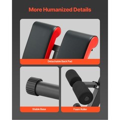 Uimoso Adjustable Foldable Roman Chair for Back Extensions and Home Workouts