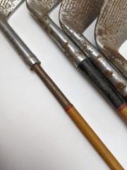 Vintage Antique Bristol Sam Parks Jr Golf Club Set Plastic Coated Steel Shafts