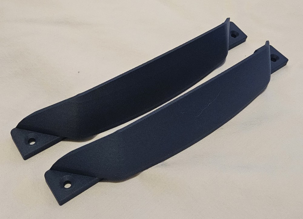 Onewheel+ XR 3d Printed TFL Drop Top Fender Base Pair In Navy Blue