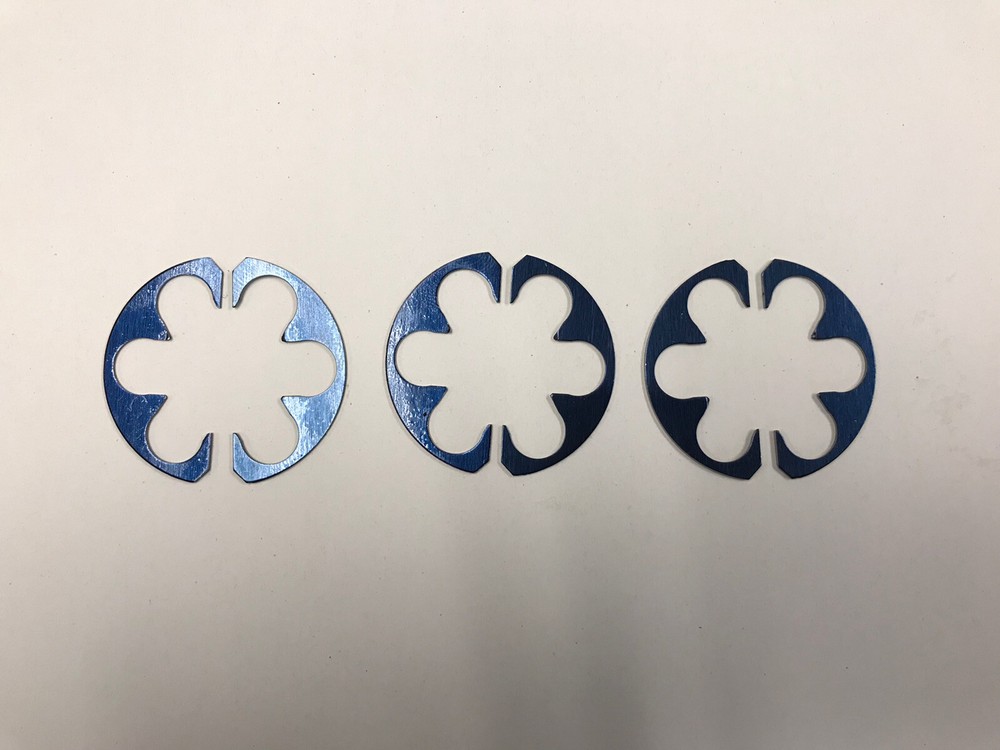 Half Moon clips, .45 ACP, New production, 3 pairs. Made in USA.