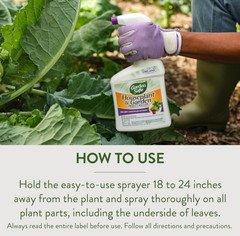 Plant Insect Control Spray – Kills on Contact, Safe for Home Use, 32oz