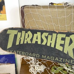 Thrasher Magazine Skateboard Deck Trashed Destroyed For Use, Display, Home Decor
