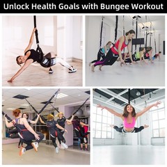 Prior Fitness Premium Bungee Cord Heavy Duty Bungee Fitness Cord242-264Pounds