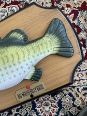 VTG Big Mouth Billy Bass Gemmy 1999 Take me To The River Don’t Worry Be Happy