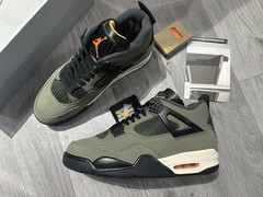 NEW (Men&rsquo;s) Undefeated X Jordan 4 Black green IB1519-200 – Size US 7-12