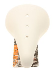 Cinelli Unicanitor Saddle Steel Rails Hard Plastic Shell White 2010s NEW NOS