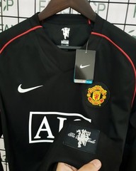 Manchester United 2007/2008 Black Long sleeve Away Jersey – Cristiano Ronaldo #7